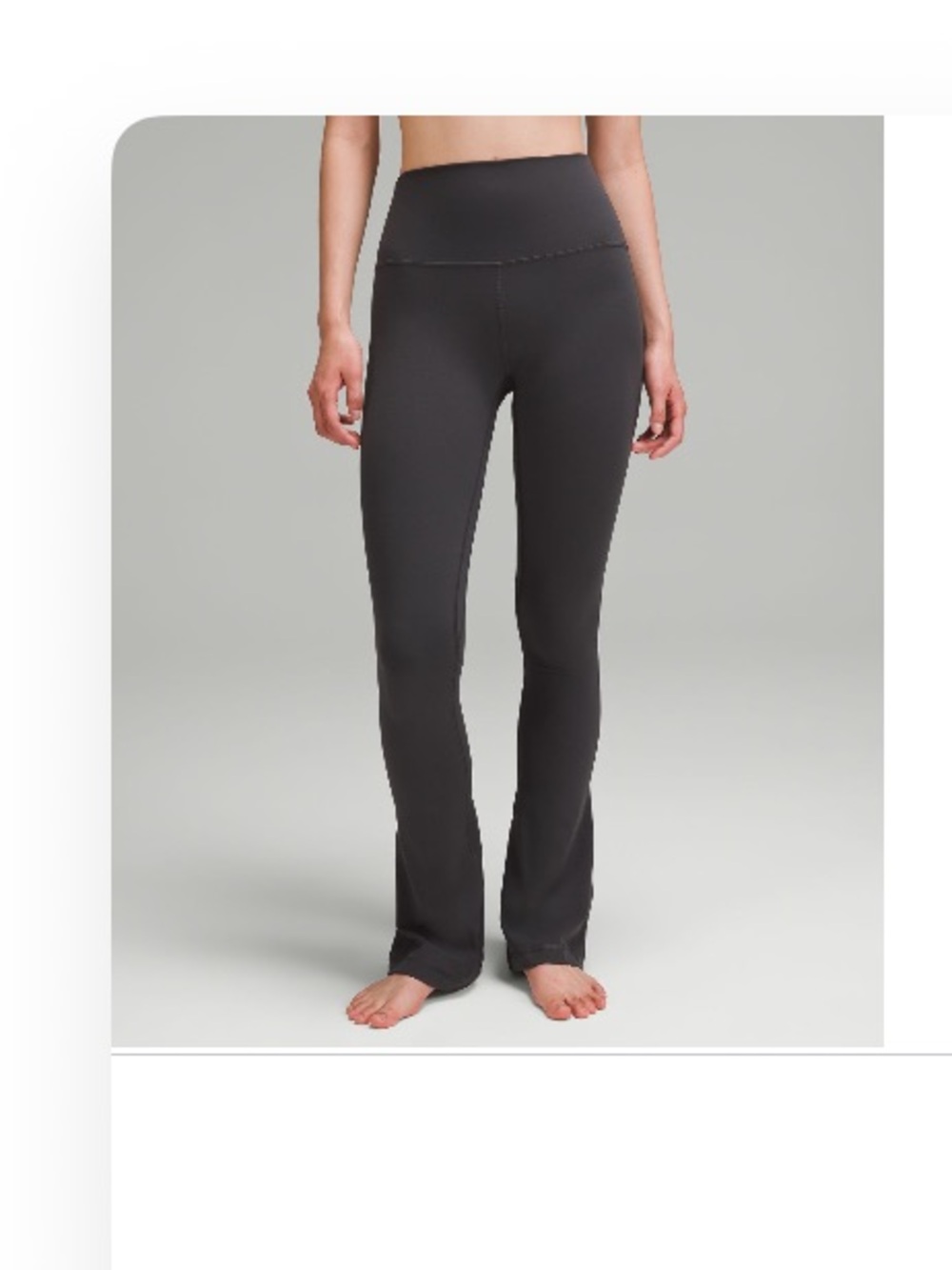 Lululemon Align High Rise Mini Flared Pant Black NWOT *sold out